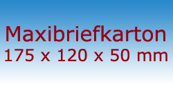 Maxibrief Karton 175x120x50mm